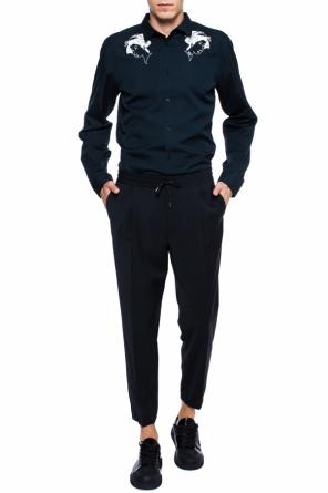 Shirt with embroidered pattern, zdjęcie 2 Shirt with embroidered pattern od McQ Alexander McQueen
